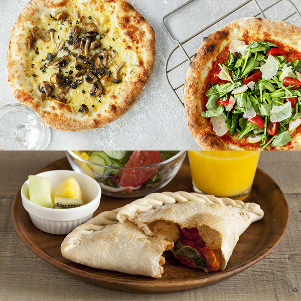 自家製冷凍ピザ&カルツォーネ